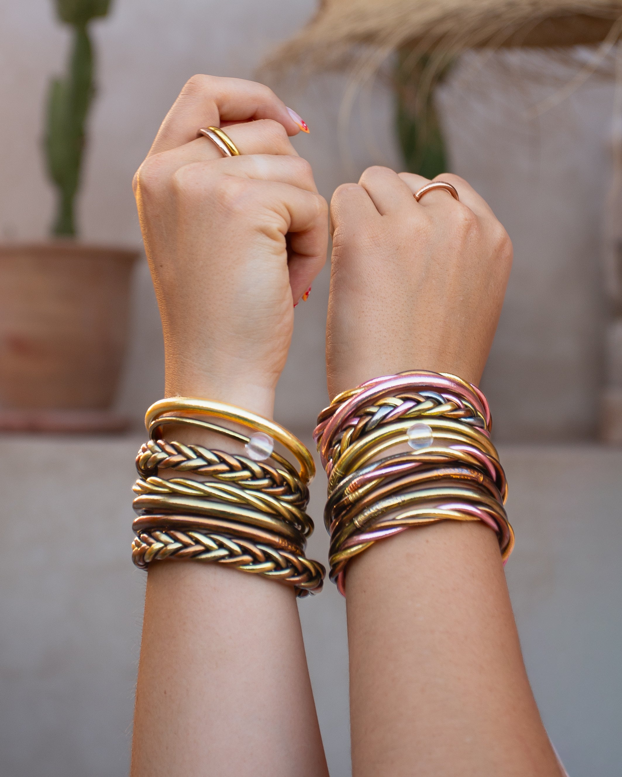 Brazalete Budista Mantra Caramelo