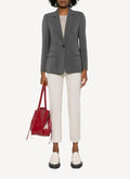 Joseph - Pantalon En Laine Coleman - White - Femme