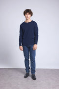 Jersey de cuello redondo Josh - Azul marino - Hombre