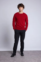 Jersey Cuello Redondo Josh - Rojo Burdeos - Hombre