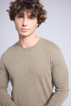 Jersey de cuello redondo Josh - Verde caqui - Hombre
