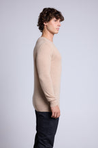 Pull Col Rond Josh - Beige Creme - Homme