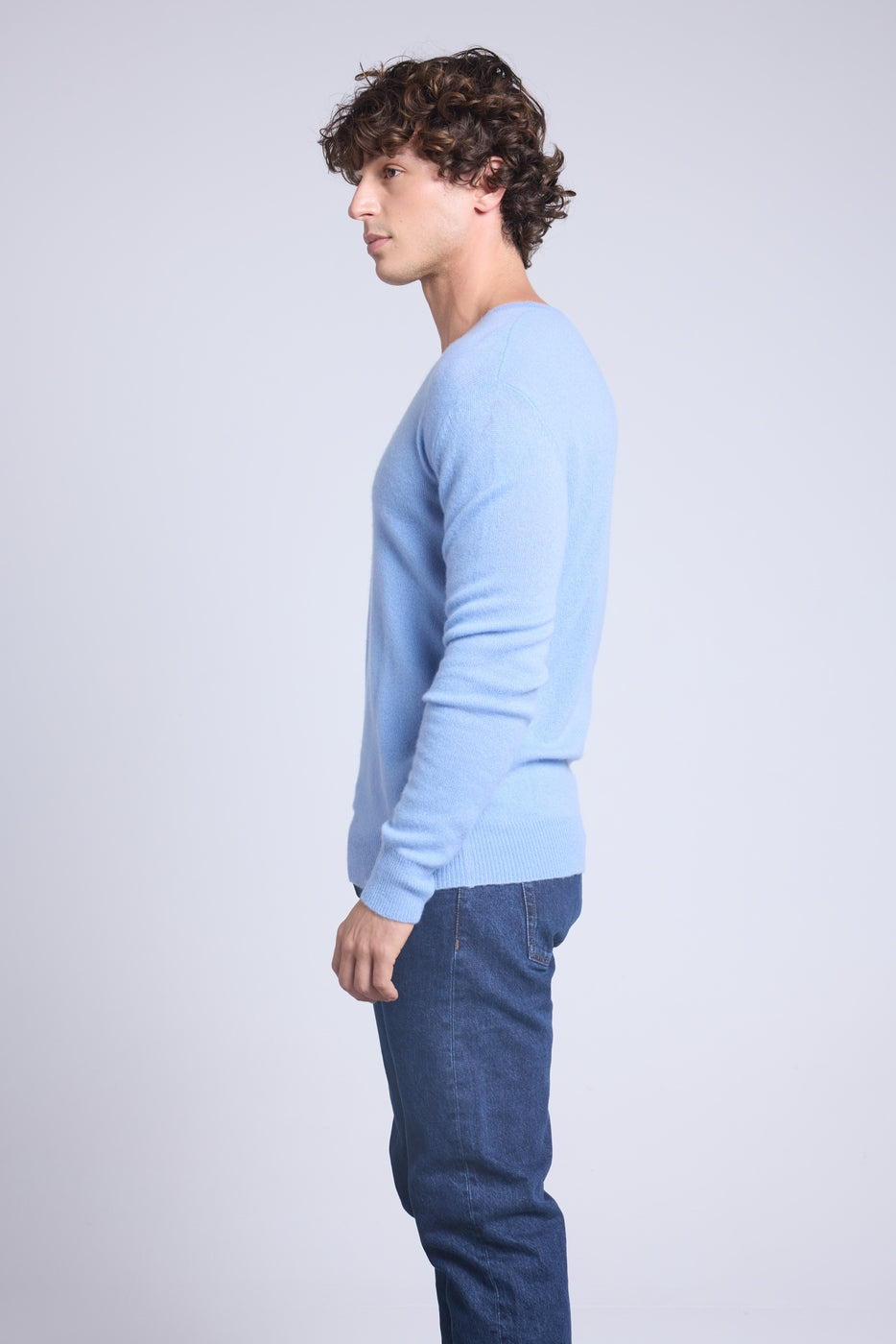 Jersey de cuello redondo Josh - Azul cielo - Hombre