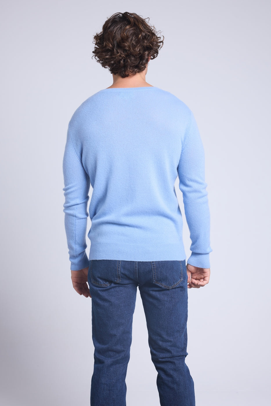 Jersey de cuello redondo Josh - Azul cielo - Hombre