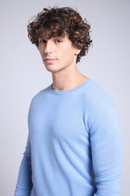 Jersey de cuello redondo Josh - Azul cielo - Hombre