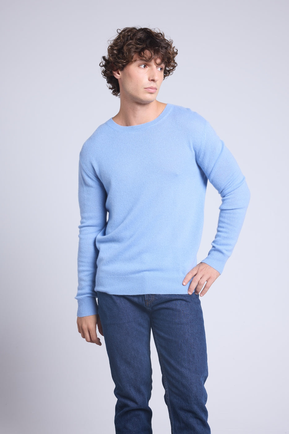 Jersey de cuello redondo Josh - Azul cielo - Hombre