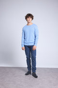 Jersey de cuello redondo Josh - Azul cielo - Hombre
