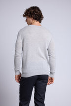 Jersey de cuello redondo Josh - Gris claro - Hombre