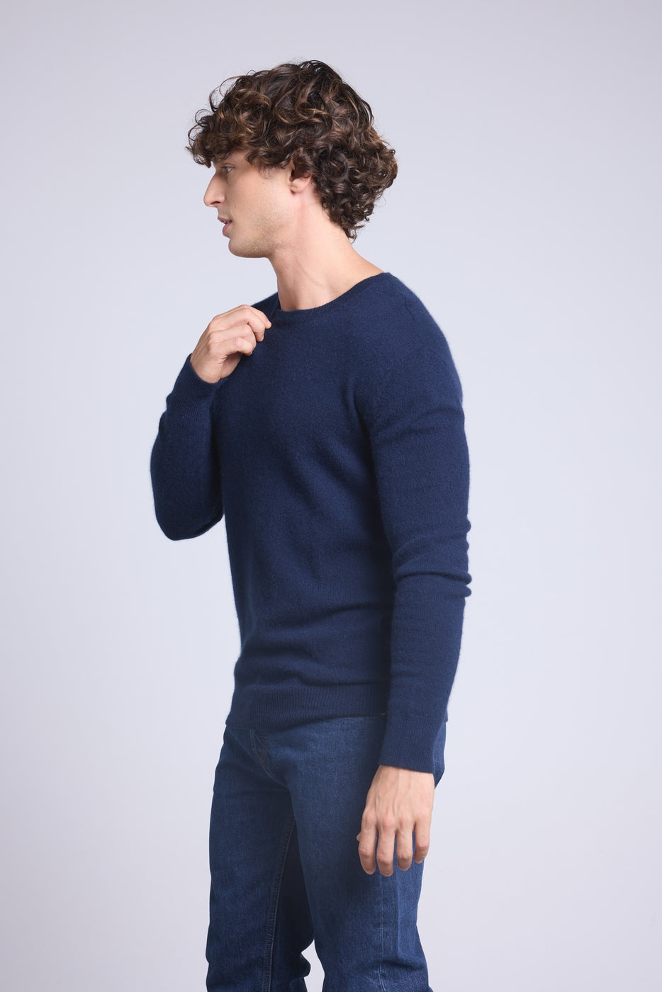 Jersey de cuello redondo Josh - Azul marino - Hombre