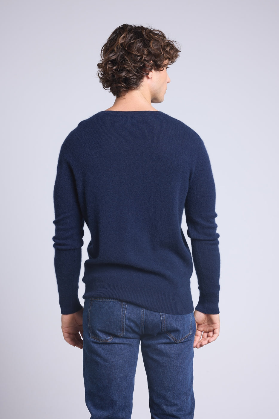 Jersey de cuello redondo Josh - Azul marino - Hombre