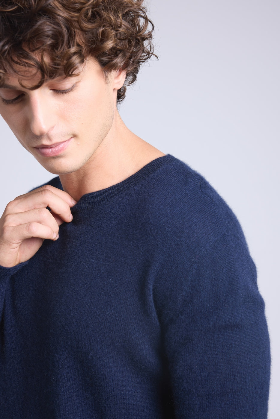 Jersey de cuello redondo Josh - Azul marino - Hombre