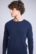 Jersey de cuello redondo Josh - Azul marino - Hombre