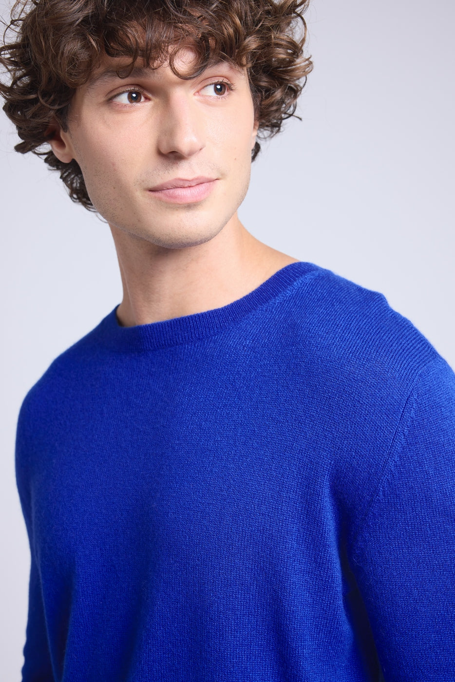 Josh Crew Neck Jumper - Royal Blue - Men