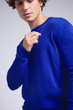 Josh Crew Neck Jumper - Royal Blue - Men