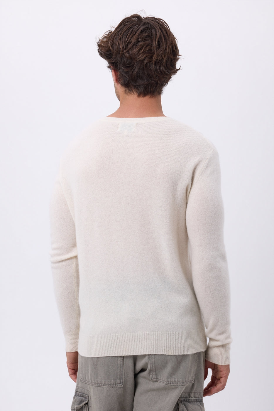 Col Rond Josh - Blanc - Homme