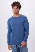 Cuello redondo Josh - Azul vaquero - Hombre