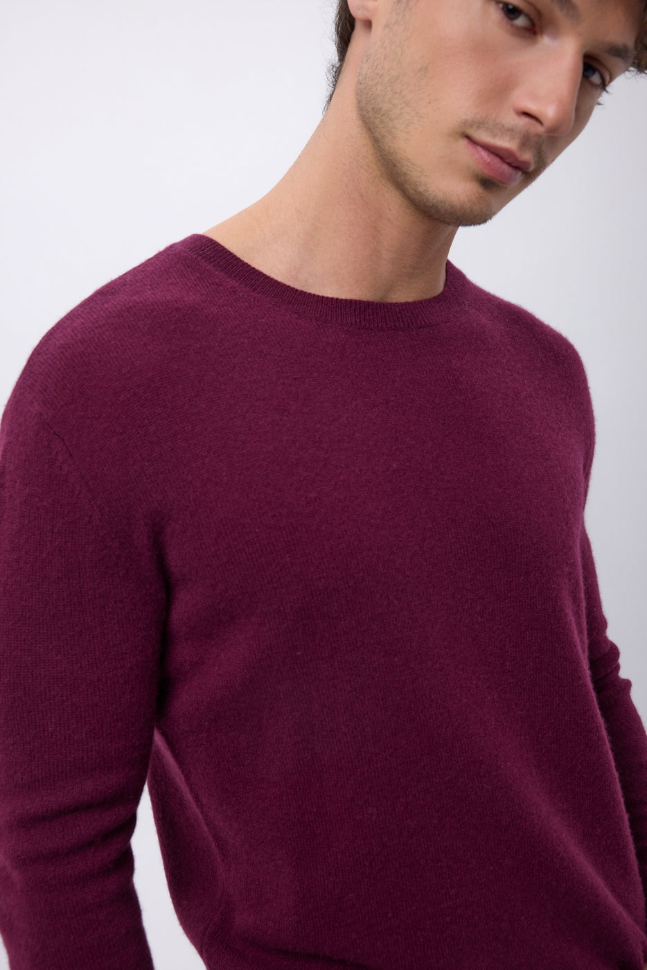 Col Rond Josh - Lie-De-Vin - Homme
