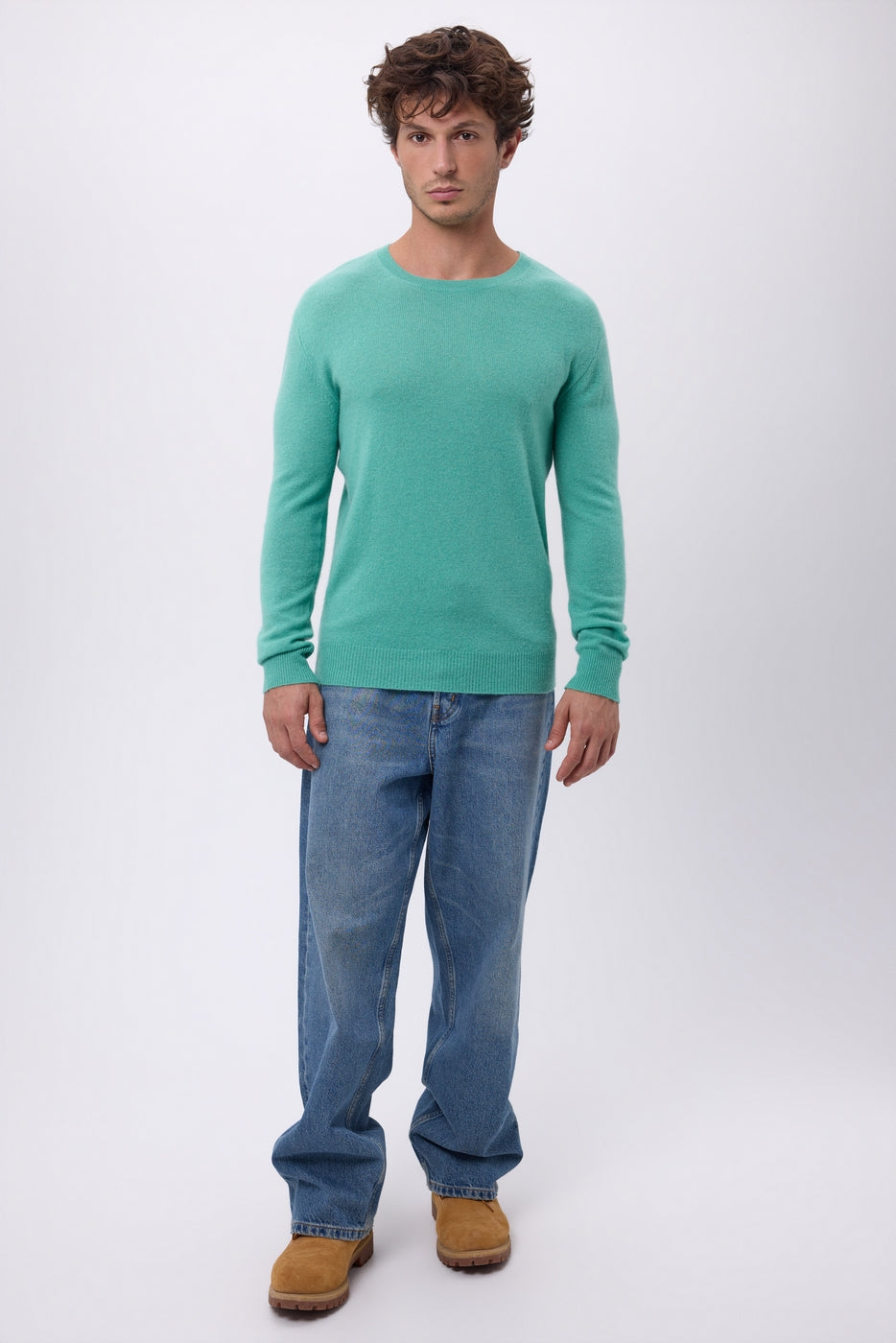 Josh Crew Neck - Pastel Green - Men