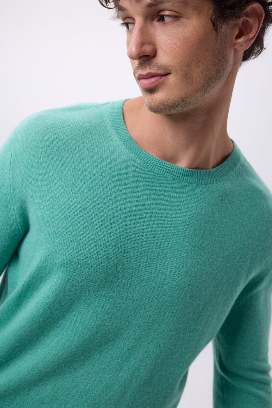 Josh Crew Neck - Pastel Green - Men