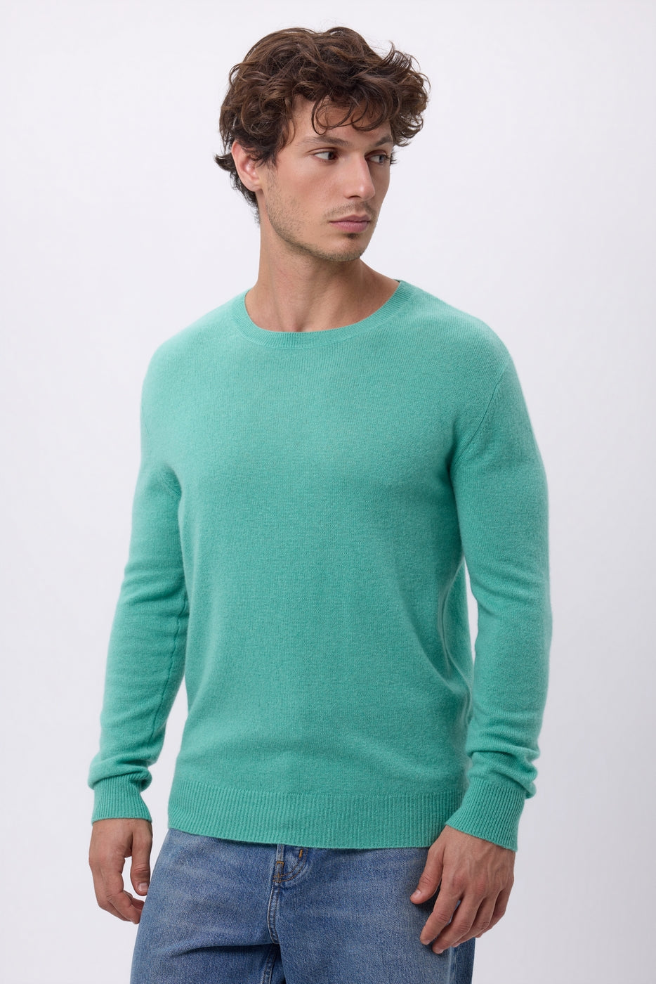 Josh Crew Neck - Pastel Green - Men