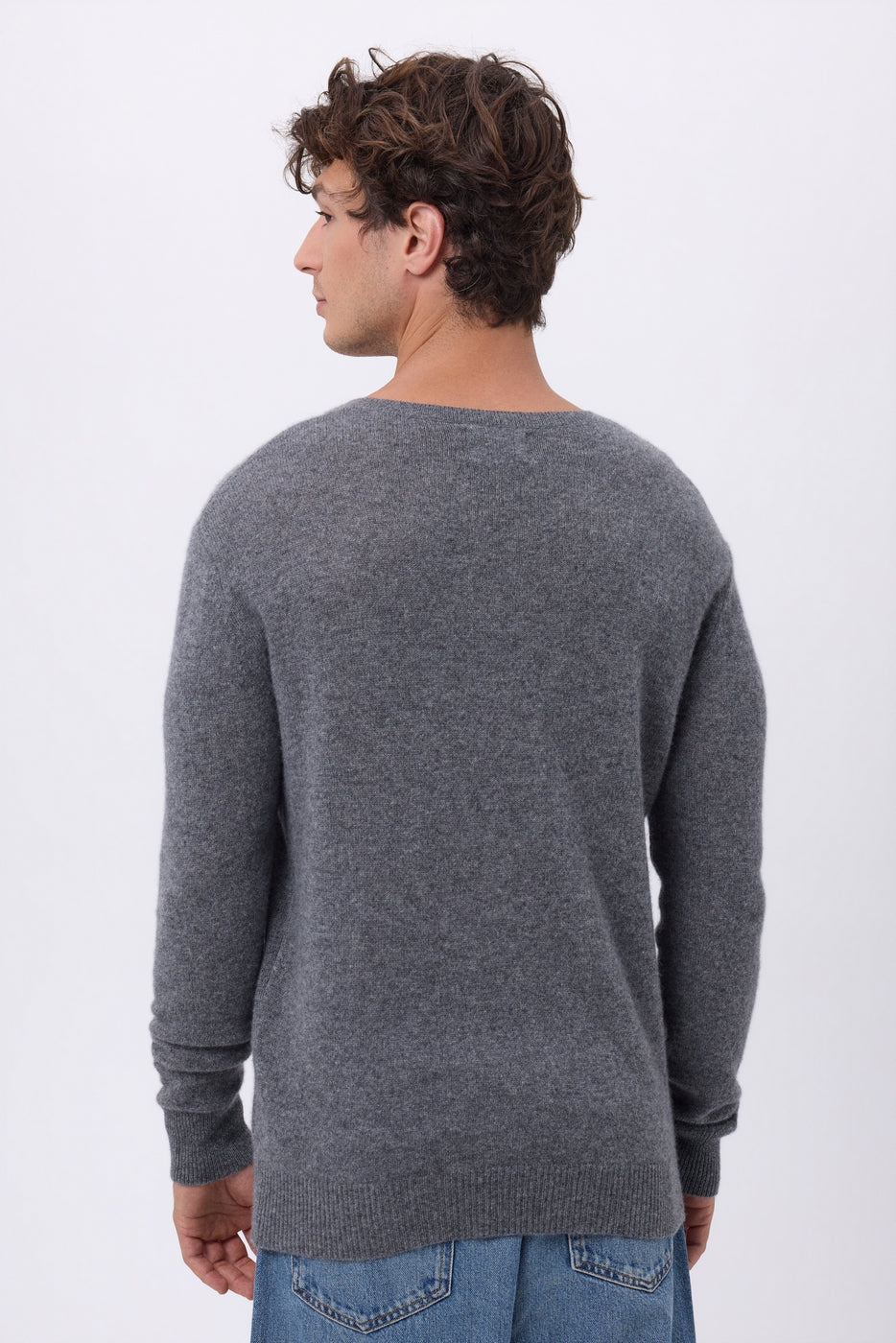 Col Rond Josh - Gris Fonce - Homme