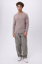 Col Rond Josh - Noisette - Homme