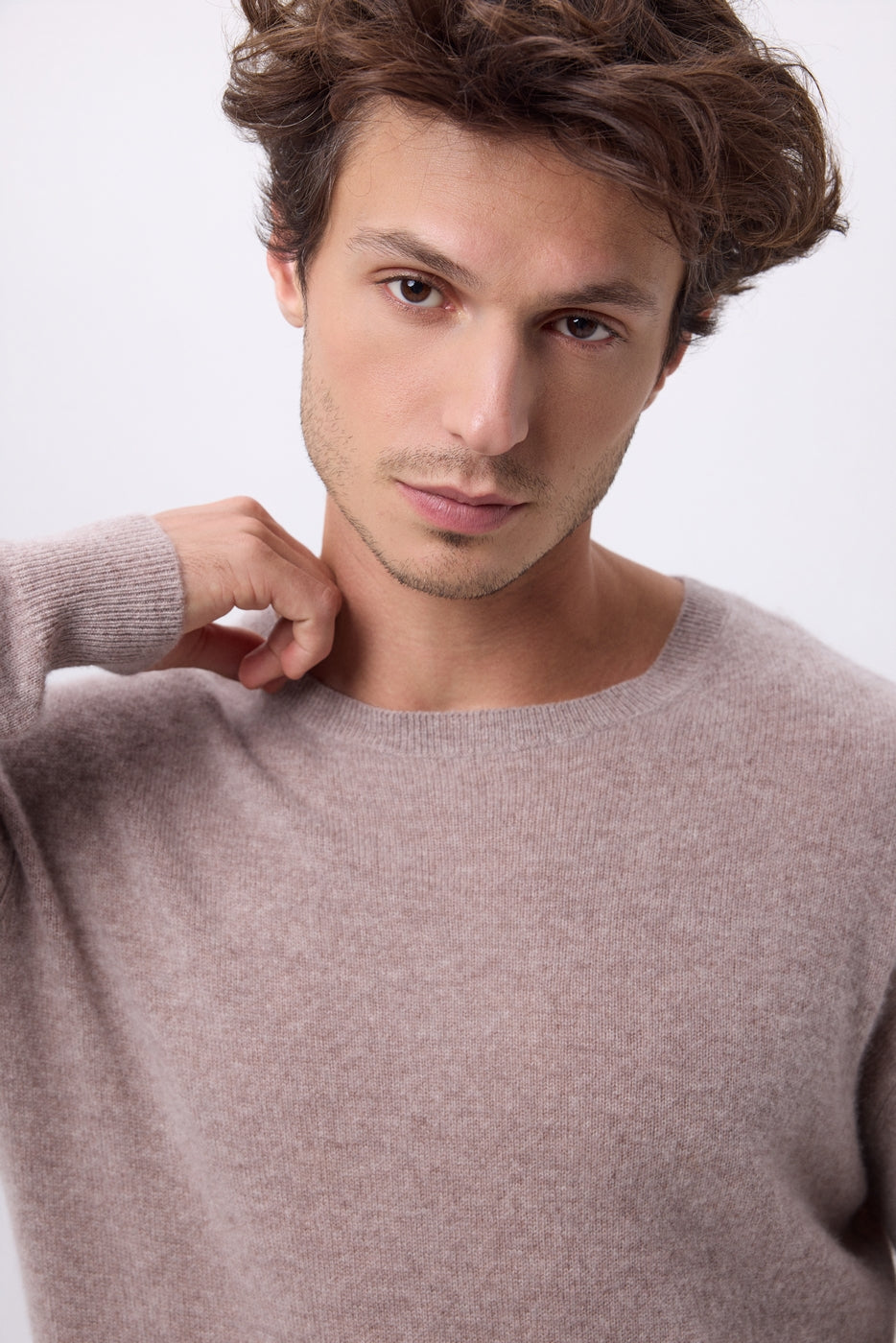 Col Rond Josh - Noisette - Homme