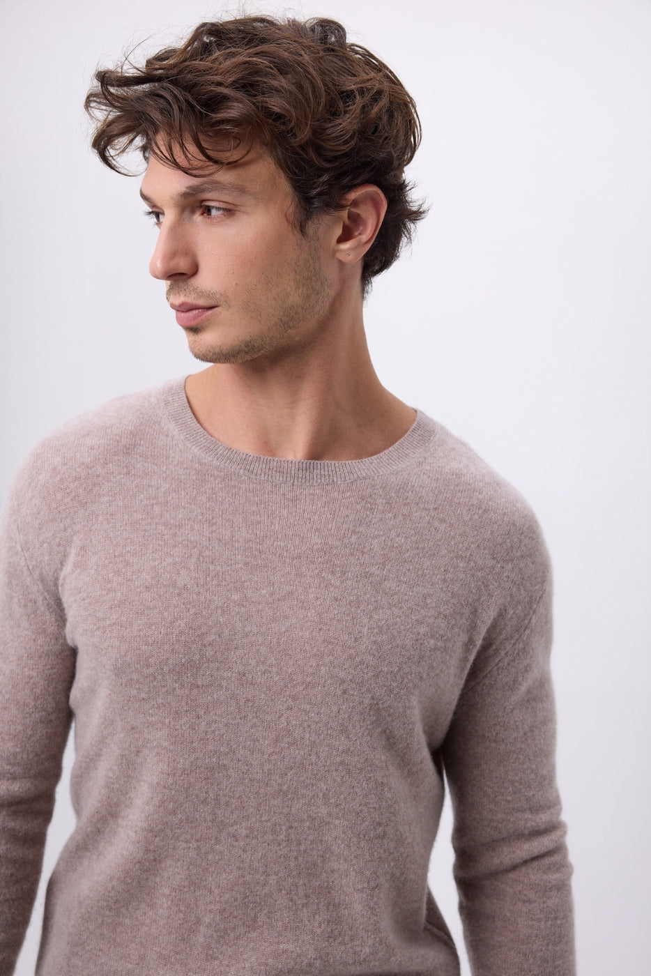 Col Rond Josh - Noisette - Homme