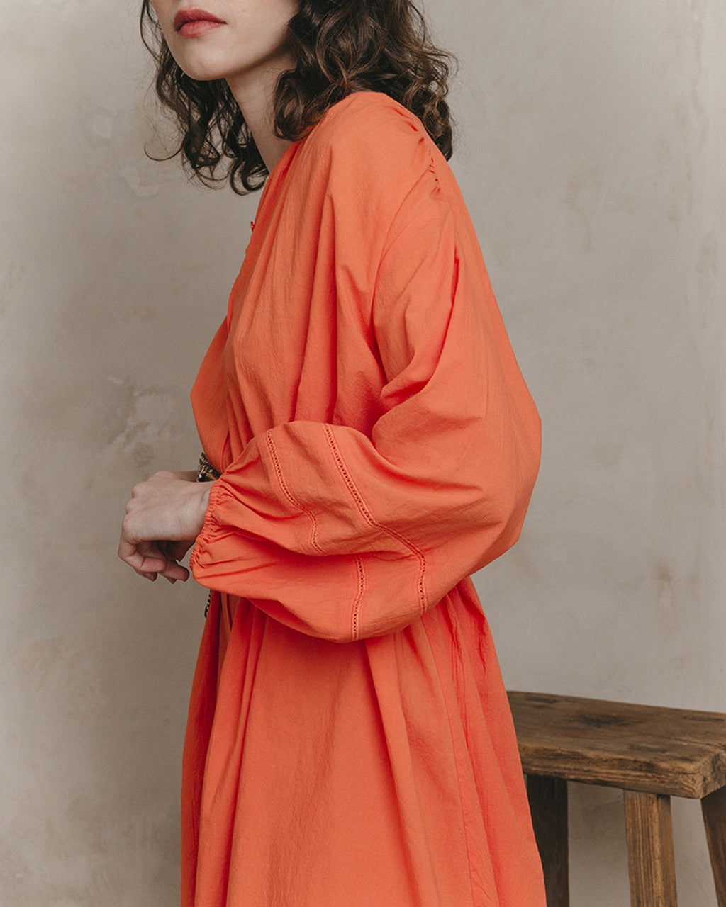 Vestido Corto Jouvence - Naranja