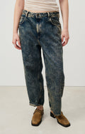 5-Pocket Boyfriend Low-Rise Trousers - Dirty Vintage - Women