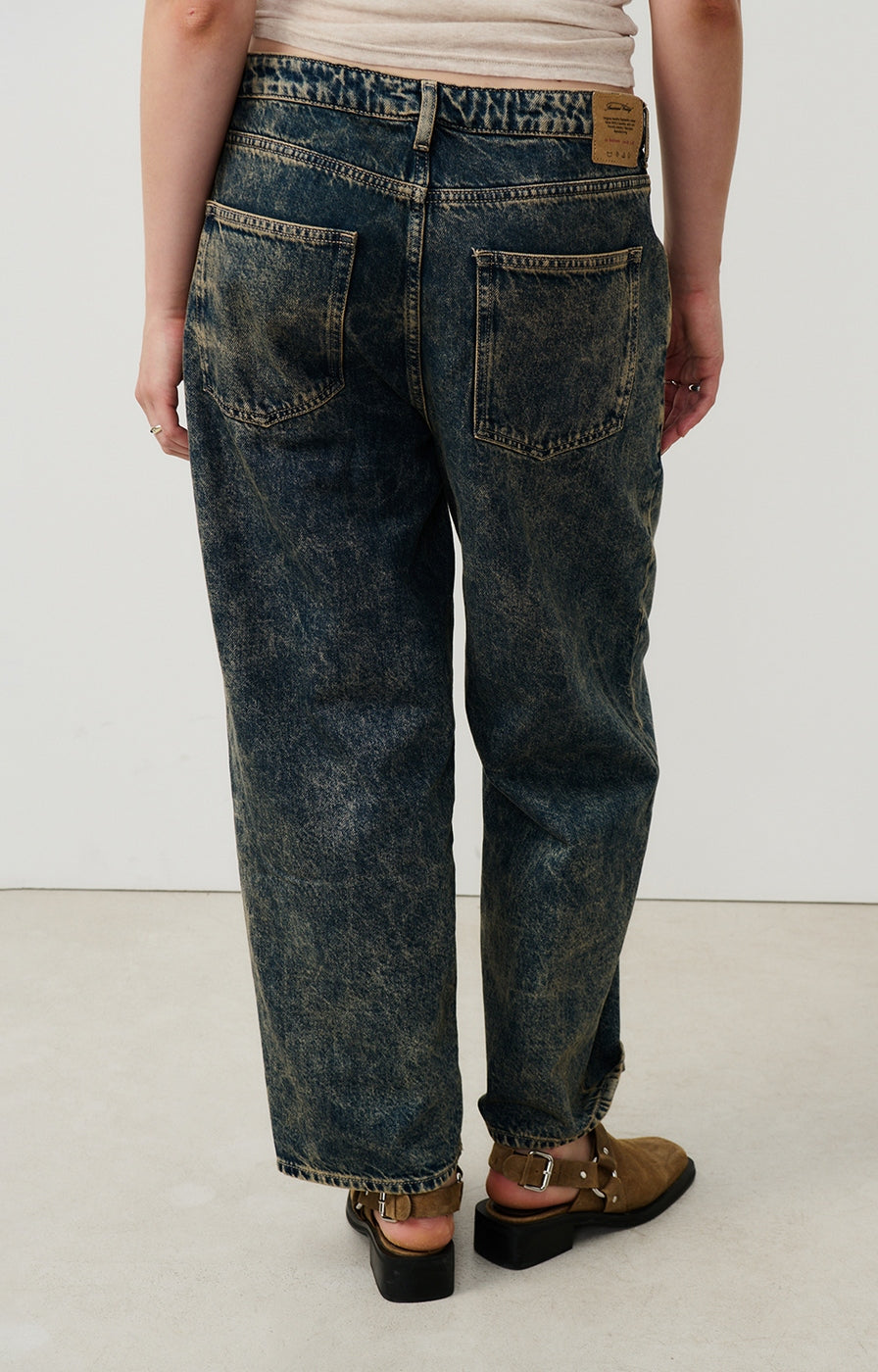 5-Pocket Boyfriend Low-Rise Trousers - Dirty Vintage - Women