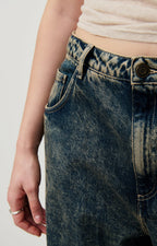 5-Pocket Boyfriend Low-Rise Trousers - Dirty Vintage - Women