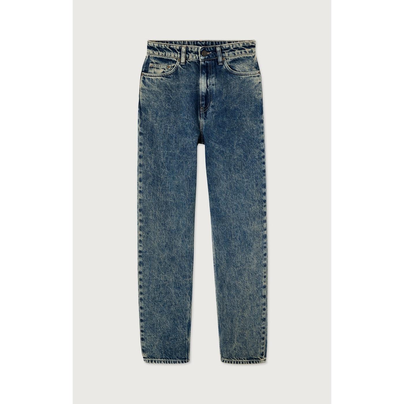 Pantalon 5 Poches Le Droit Long Taille Haute - Dirty Vintage - Femme