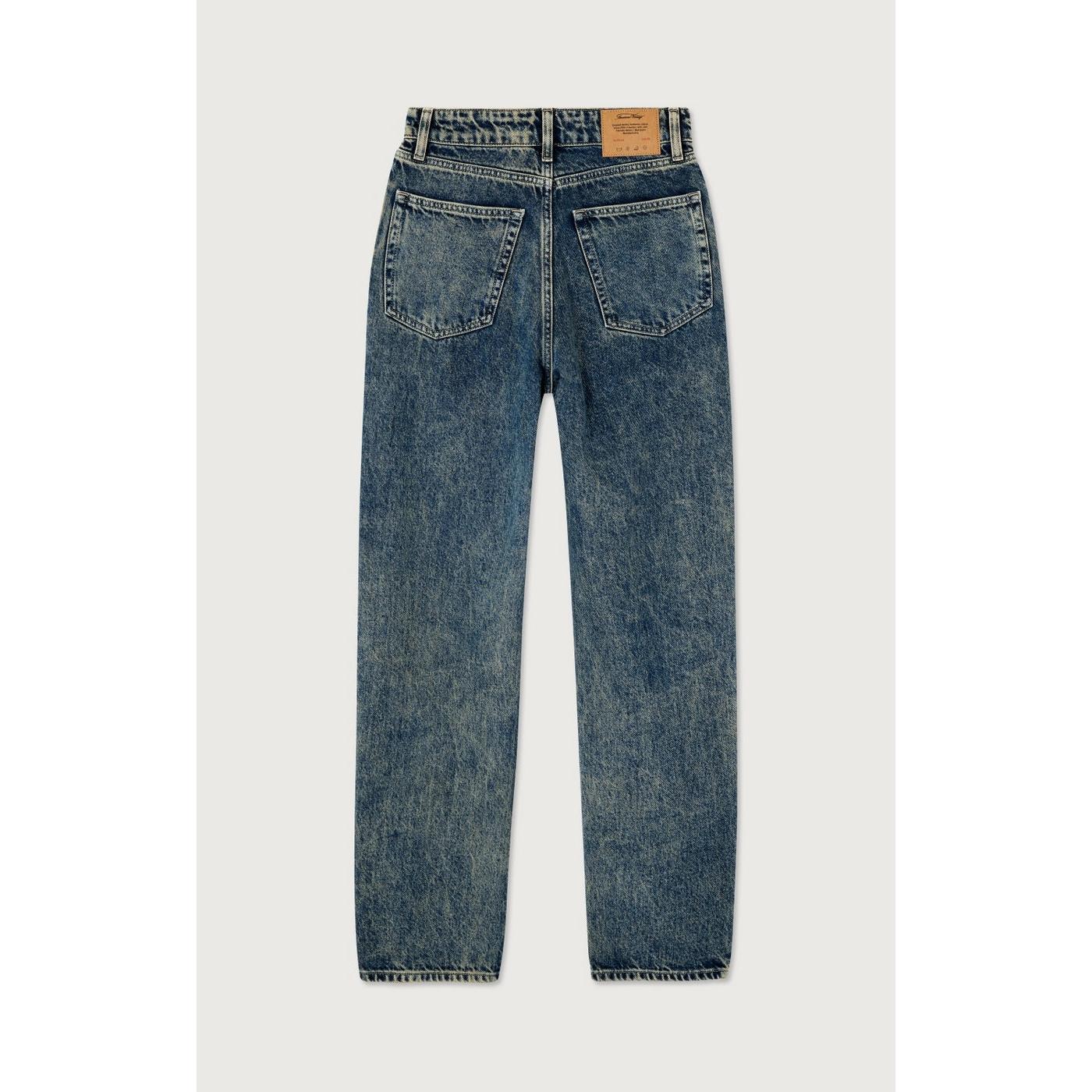 Pantalon 5 Poches Le Droit Long Taille Haute - Dirty Vintage - Femme