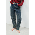 Pantalon 5 Poches Le Droit Long Taille Haute - Dirty Vintage - Femme