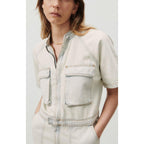 Mono Pantalón Cuello Mao - Super Bleached - Mujer