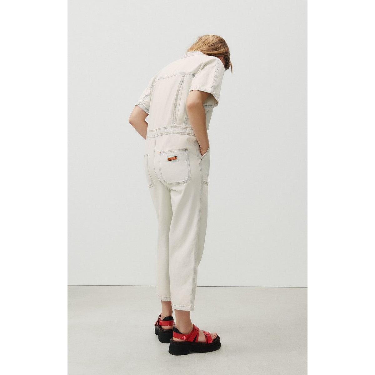 Mono Pantalón Cuello Mao - Super Bleached - Mujer
