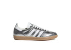 Adidas Samba Og Silver Metallic Cracked Leather (W) - Argent