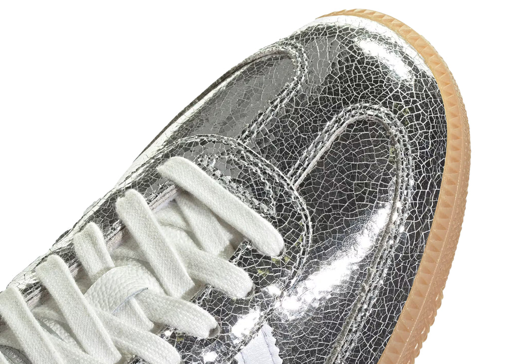 Adidas Samba Og Silver Metallic Cracked Leather (W) - Argent