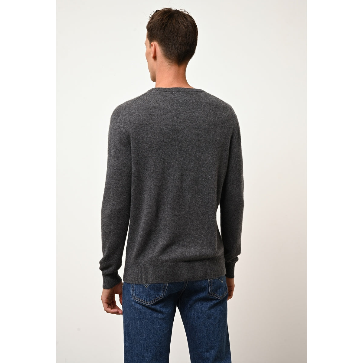 Jersey Cuello de Pico - Walt - Antracita Jaspeado