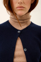 Cárdigan de Cuello Redondo - Katharine - Navy
