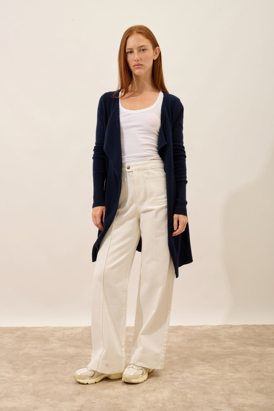 Long Jacket - Brooke - Navy