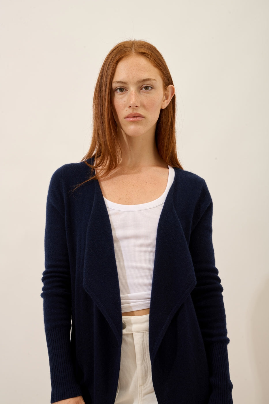 Long Jacket - Brooke - Navy