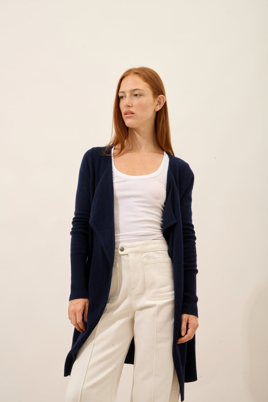 Long Jacket - Brooke - Navy