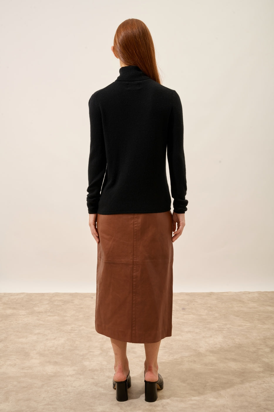 Jersey Cuello Vuelto - Ava - Negro