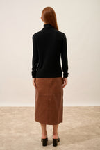 Jersey Cuello Vuelto - Ava - Negro