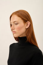 Jersey Cuello Vuelto - Ava - Negro