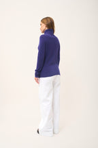 Pull Col Roulé - Ava - Purple
