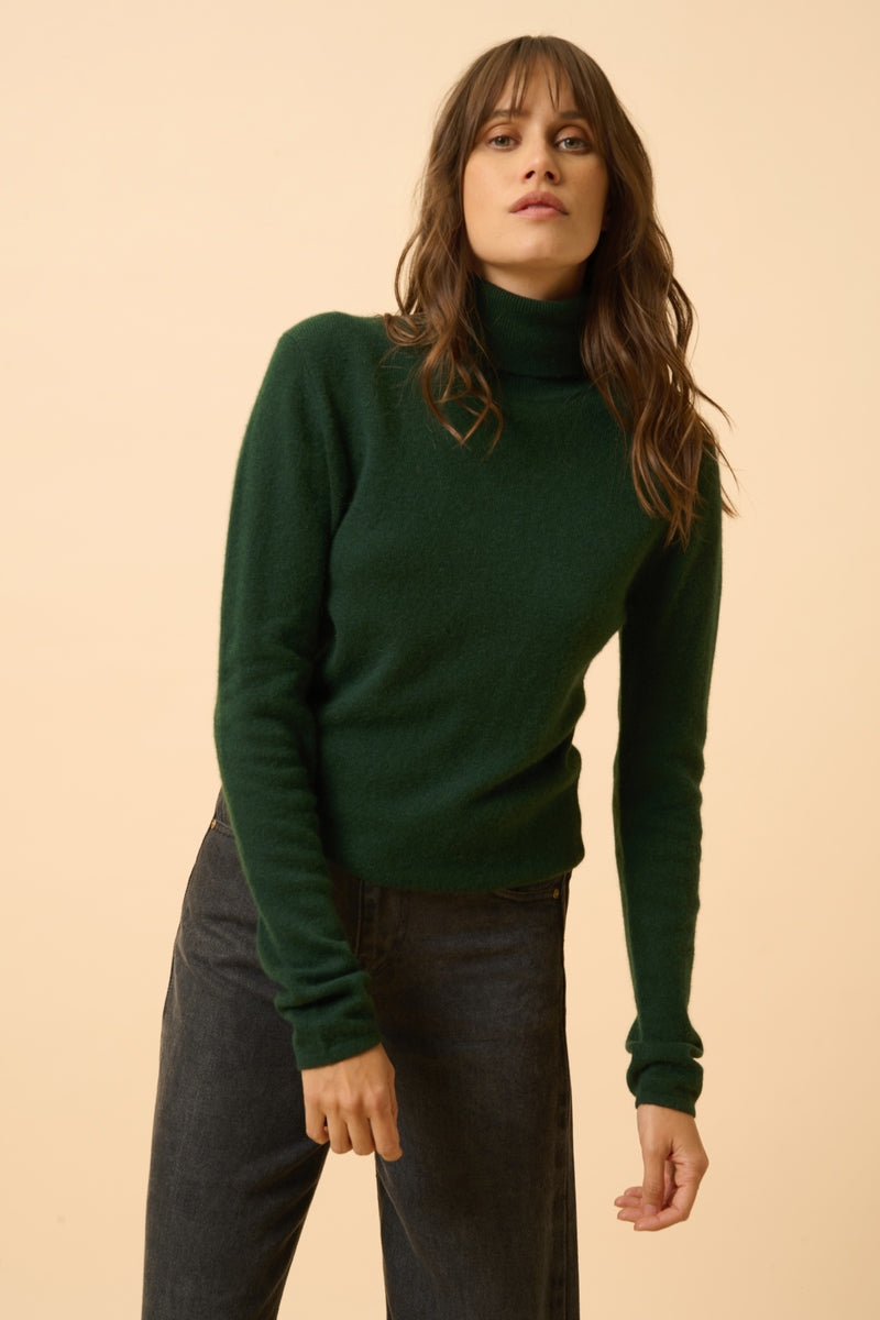 Jersey Cuello Vuelto - Ava - Ciprés