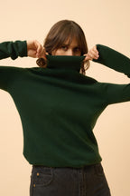 Jersey Cuello Vuelto - Ava - Ciprés